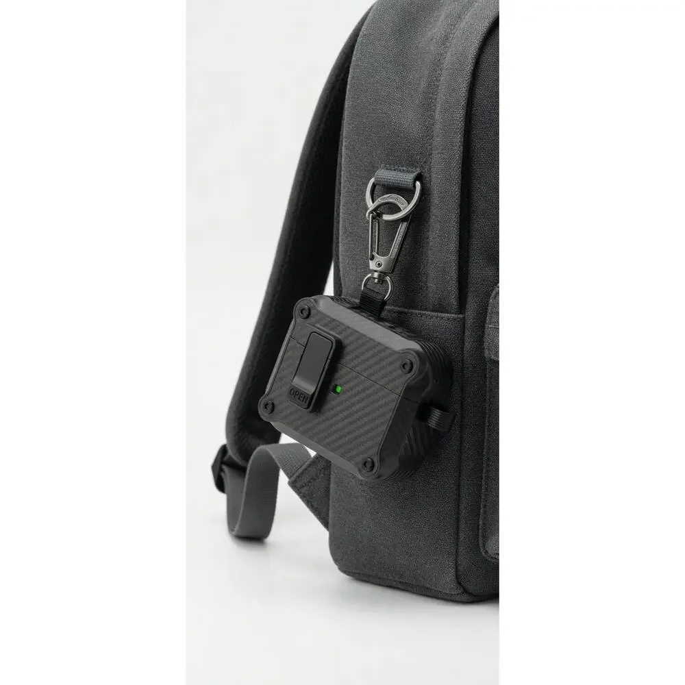 R-FUN Rugged Protective Case for AirPods Pro 1st & 2nd Gen – Black